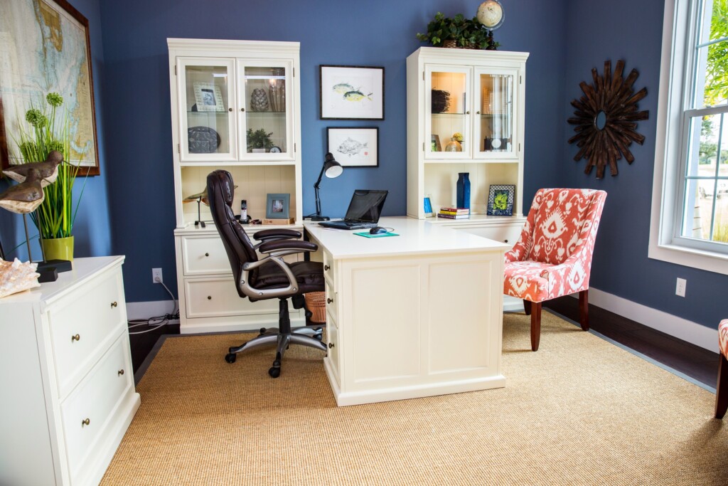 high-end home builders Bradenton, designer home office 